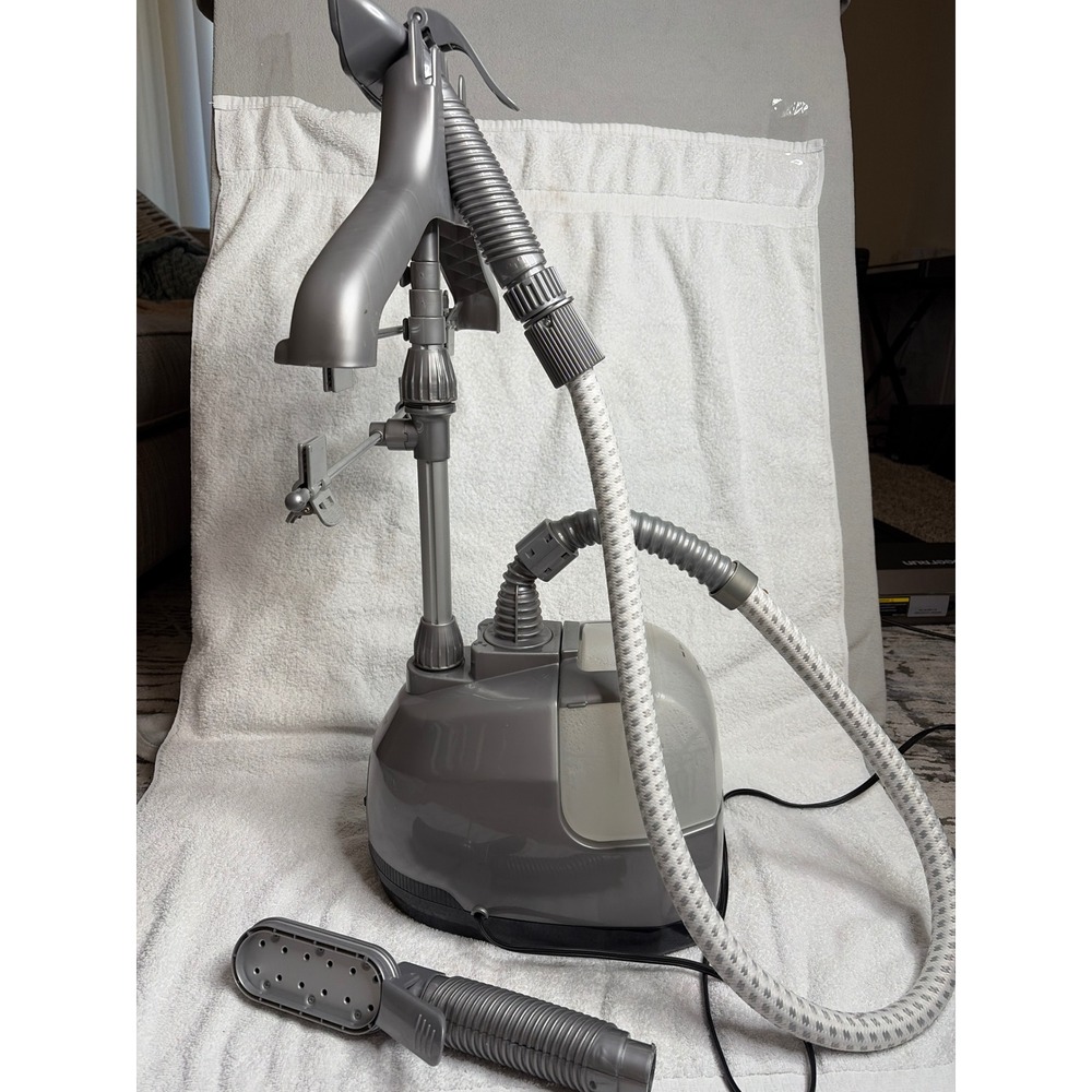 Conair Professional Upright Fabric Garment Steamer with Telescopic Pole Gray - Picture 8 of 11